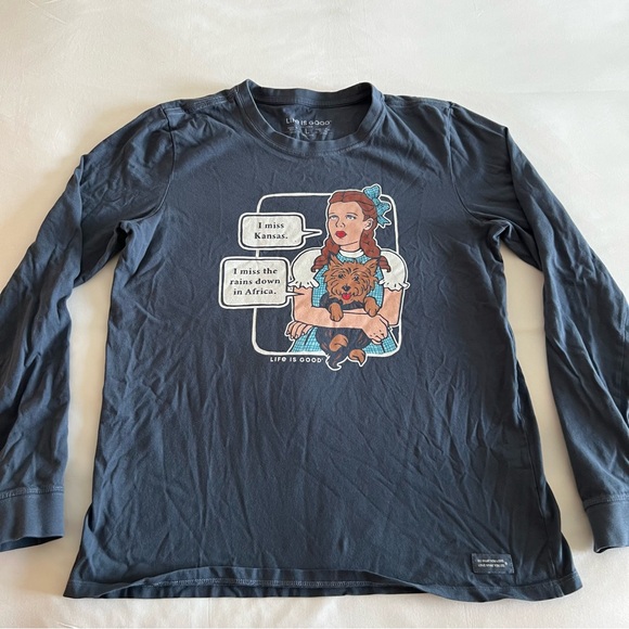 Life Is Good Tops - ***SOLD*** Life is Good Wizard of Oz I Miss Kansas